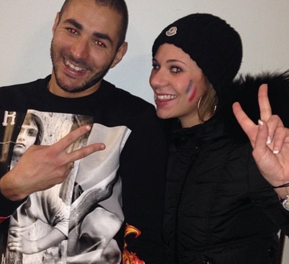 Nafissa Benzema With Brother Karim Benzema